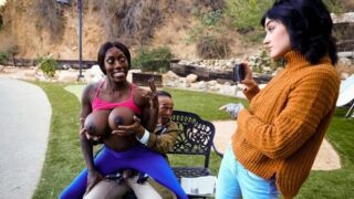 Ebony Mystique – Nasty Old Bench Flasher Meets Thirsty Jogging Nymph – Brazzers