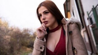 Mina Von D – Italian Redhead in Red Panties – PublicAgent