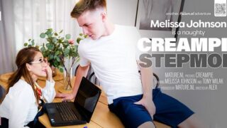 Melissa Johnson – Creampie loving MILF Melissa Johnson is a stepmom that gets a creampie from her stepson – MatureNL