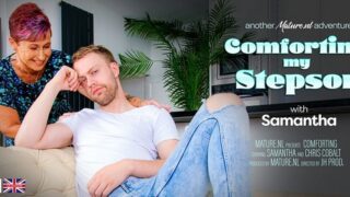 Samantha – British Samantha has a kinky way to cheer up her stepson after a breakup – MatureNL
