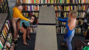 Slay Savage, Krissy Knight – Sneaky Librarian Gets College Cock – RealityKings