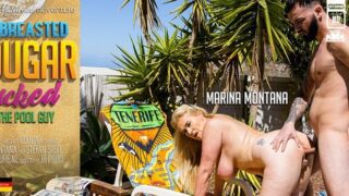 Marina Montana – Big breasted cougar Marina Montana gets fucked at the poolside under the hot sun – MatureNL