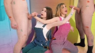 Adrianna Jade, Demi Hawks – Kinky Art Class – SisSwap