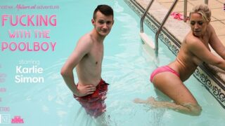 Karlie Simon – Hot British Lady Karlie Simon gets fucked by the poolboy – MatureN